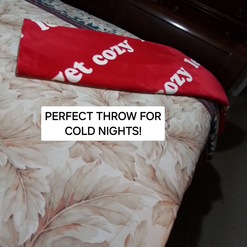 Sherpa throw blanket